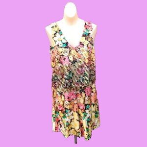 5 twelve floral spring romper jumpsuit sleeveless size 8